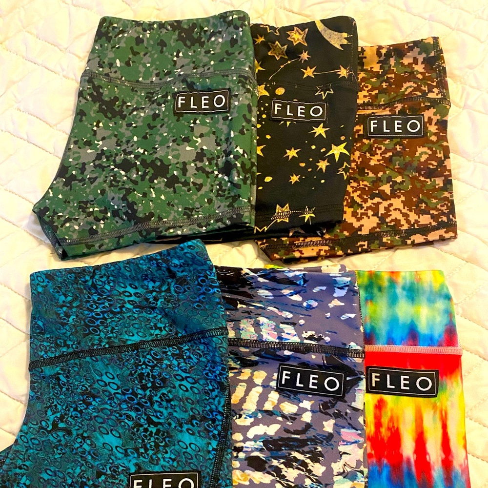 Brown Digital Camo Fleo Booty Shorts
